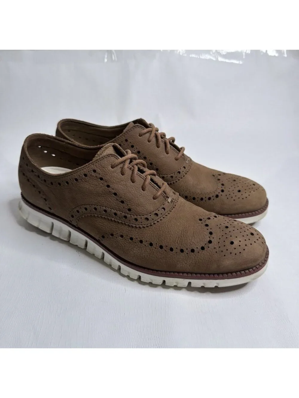 Cole Haan Zerogrand Shoes Mens Size 10M C29771 Casual Pebble Grain Leather